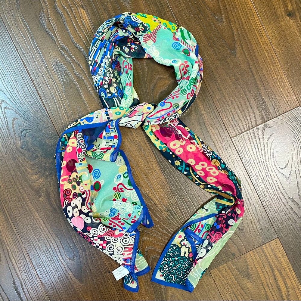 Metropolitan Museum of Art Klimt 100% Silk Scarf
